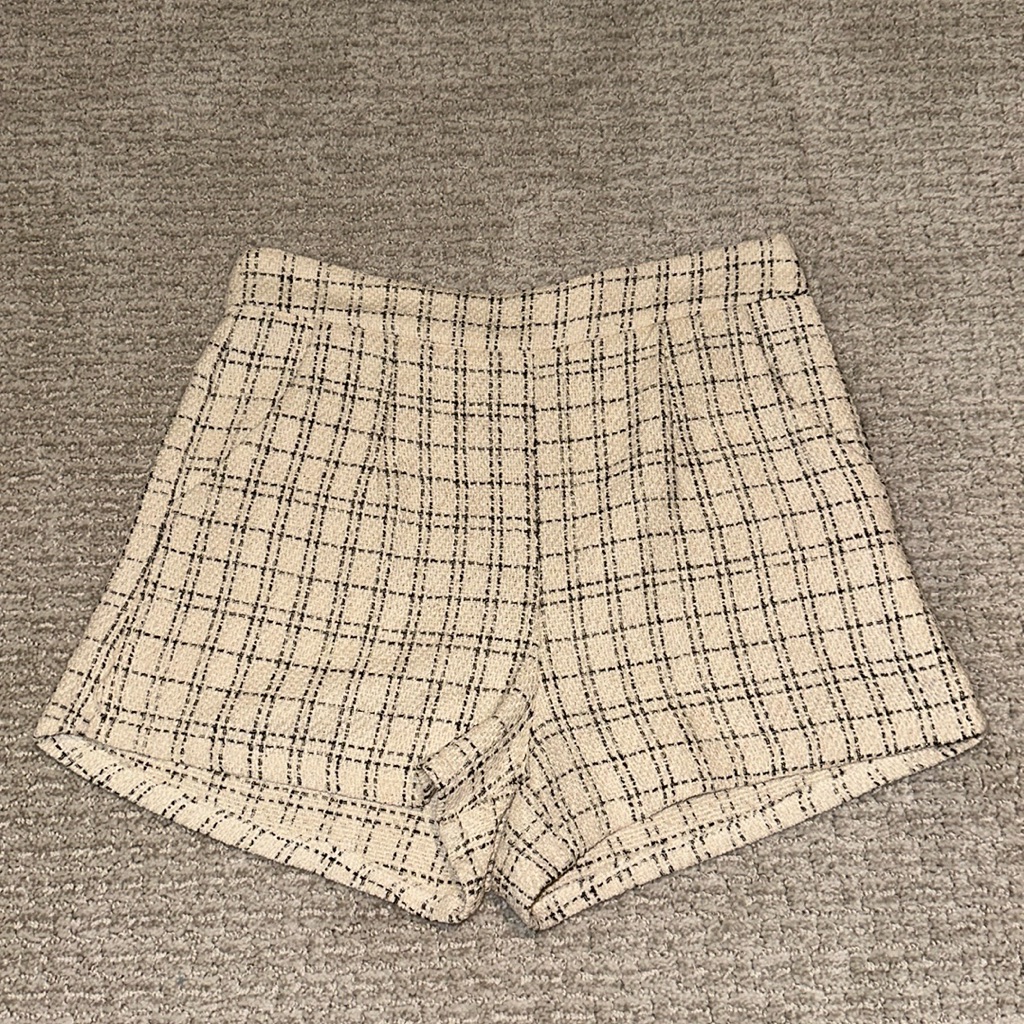 Tcec Tweed Pocket Shorts